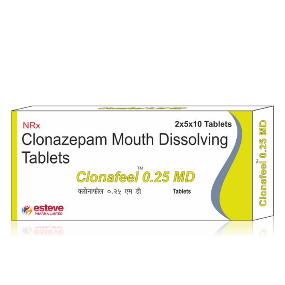 Clonaafeel 0.25 MD Tablets