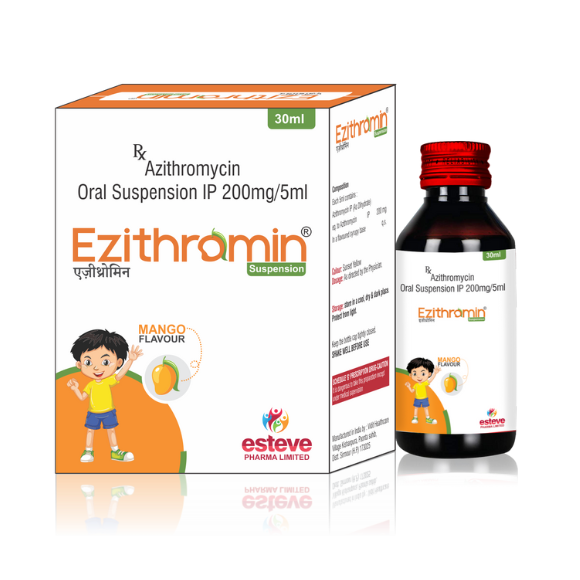 Ezithromin 200mg Suspension 30ml